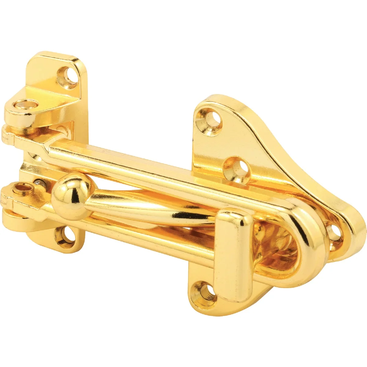 Classic Defender Security Brass Swing Bar Door Guard Crafted