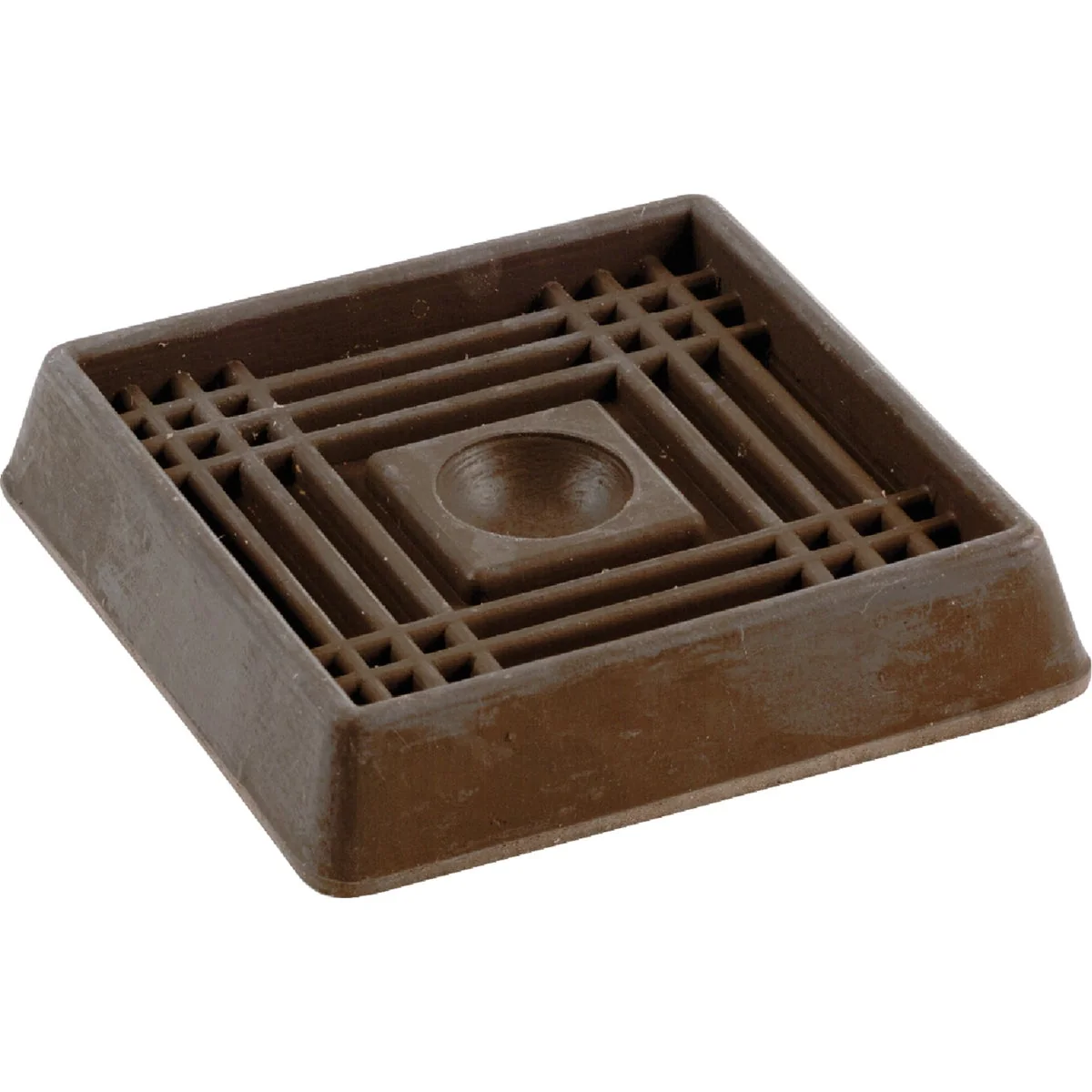 Trusted Do it 2 In. Inner Dimension Square Rubber Furniture Cup 4 Count Secure