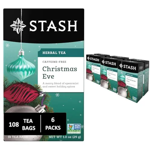 Refined Christmas Eve Herbal Tea 108 Count Fine Crafted