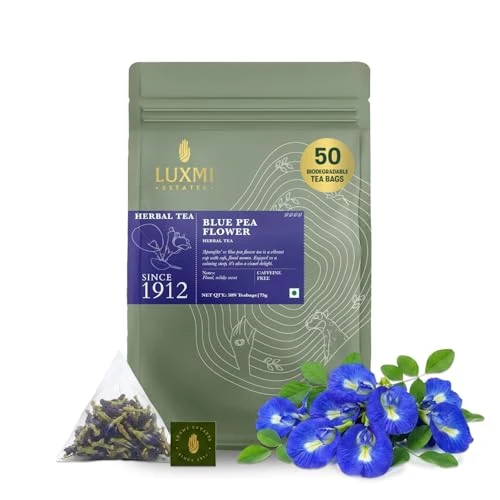 High-Performance Estates Blue Pea tea 50 Count High-End