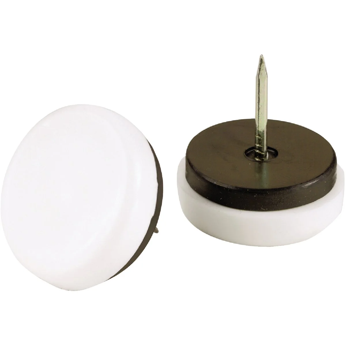 Smart Do it 7 8 In. Round Nail on Furniture Glide with Rubber Cushion 4-Pack High-Grade