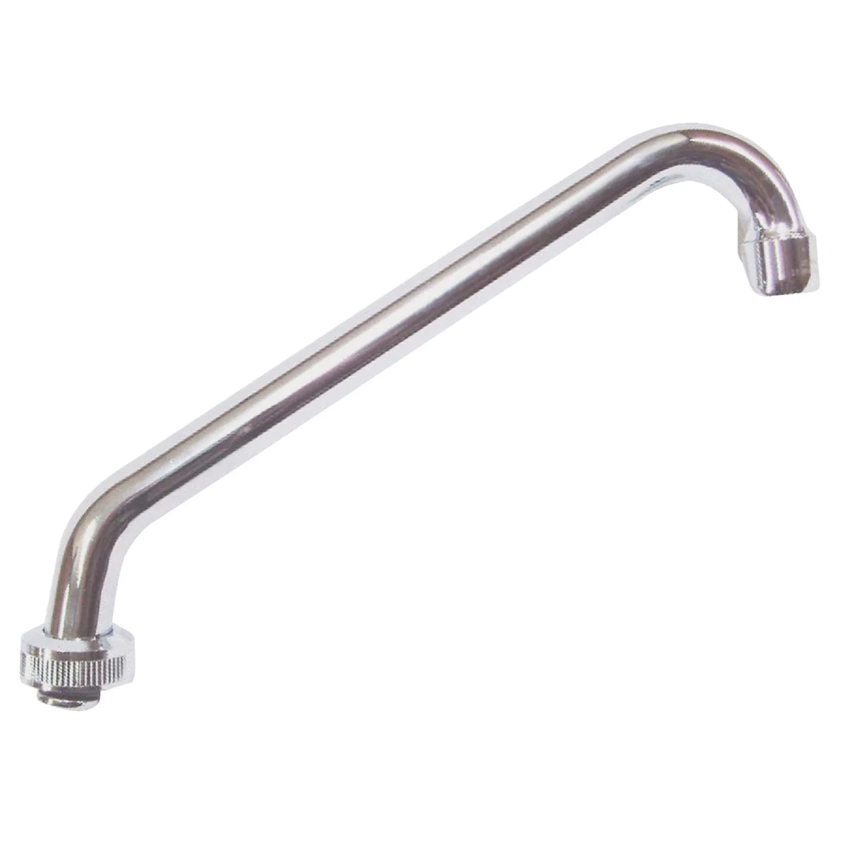 Reusable United States Hardware 9 In. Chrome Faucet Spout Efficient