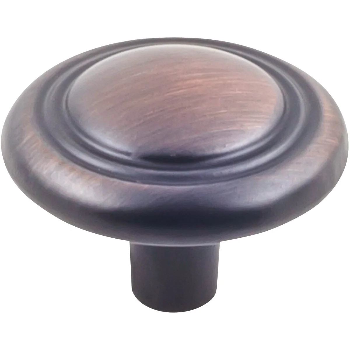 Reusable KasaWare 1-1 4 In. Dia. Brushed Oil Rubbed Bronze Cabinet Knob 4-Pack Secure