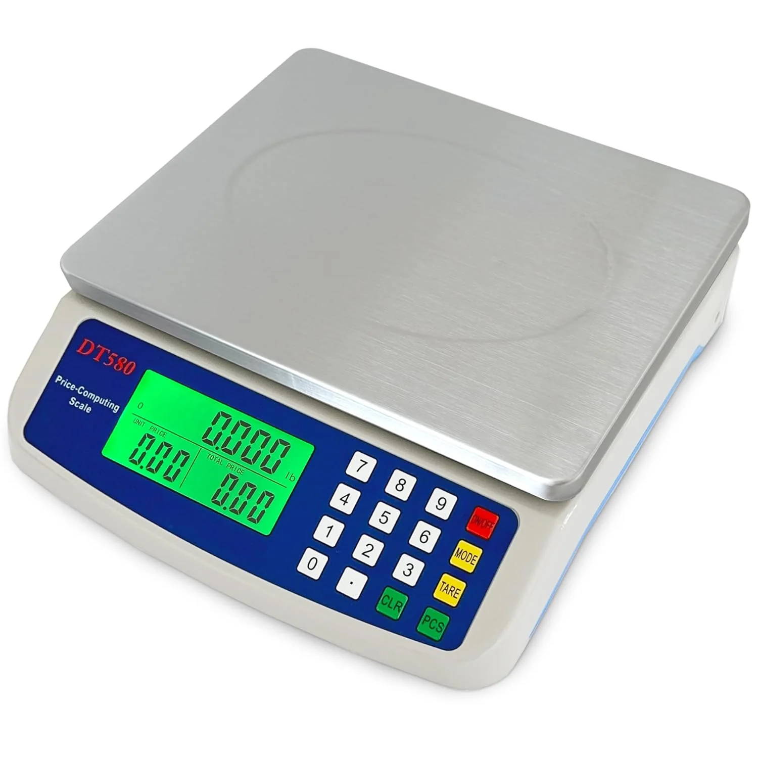 Dependable Large Digital Kitchen Scale 40kg 88lb Stainless Steel Price Computing Scale Counting Scale Deli Scale with LCD Display for Baking Bread Cooking Meat Relaxed