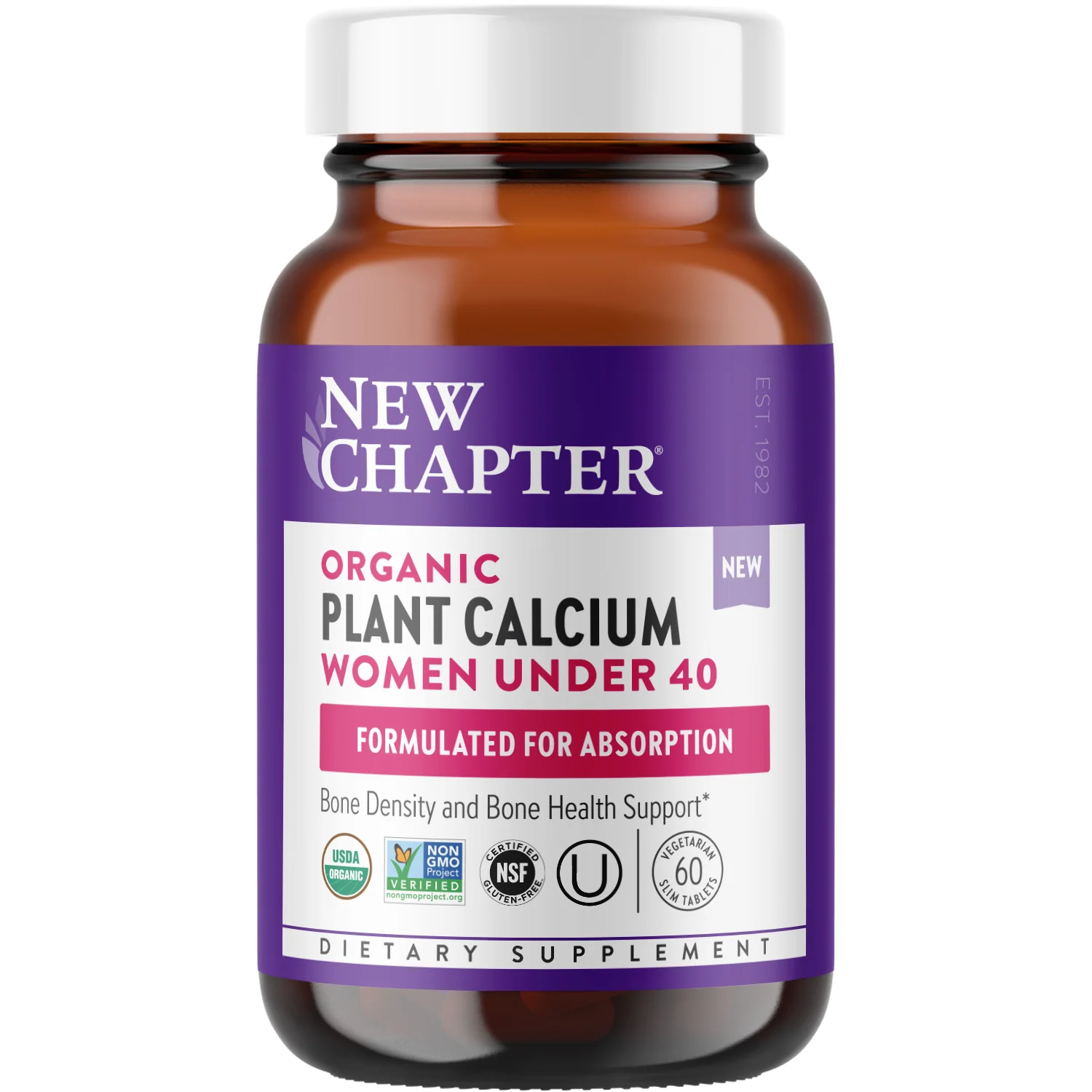 Pure New Chapter Organic Plant Calcium Women Under 40 Smart