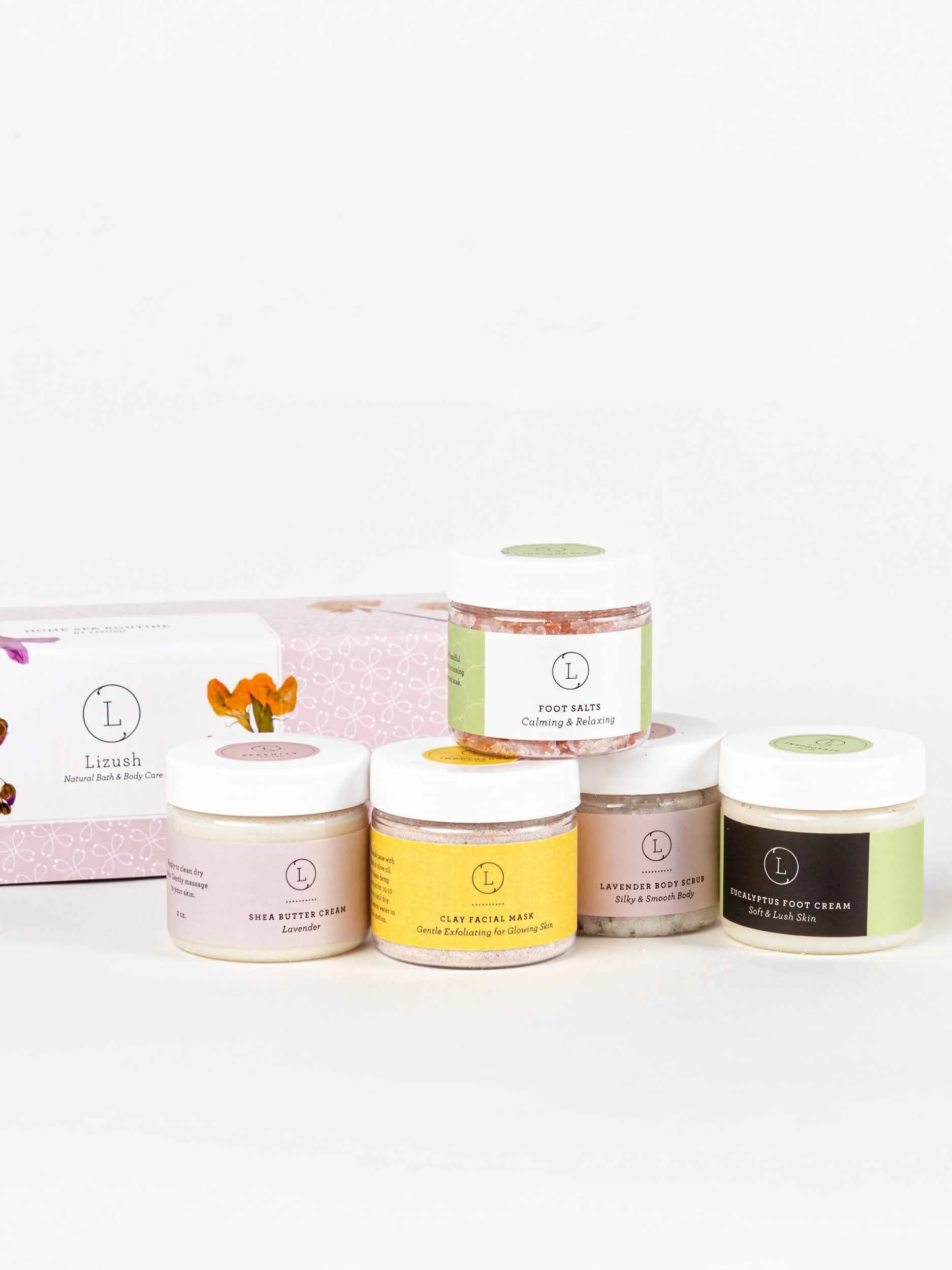 Sophisticated Luxury Home Spa Routine Gift Set – Natural Self-Care Box Refined