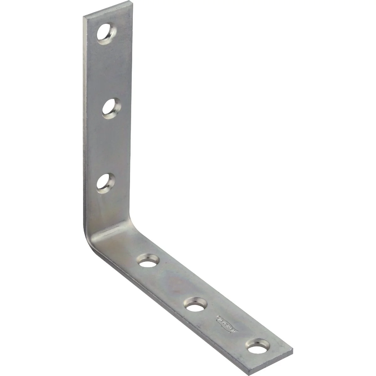 Enhanced National Catalog 115 5 In. x 1 In. Zinc Corner Brace High-Grade