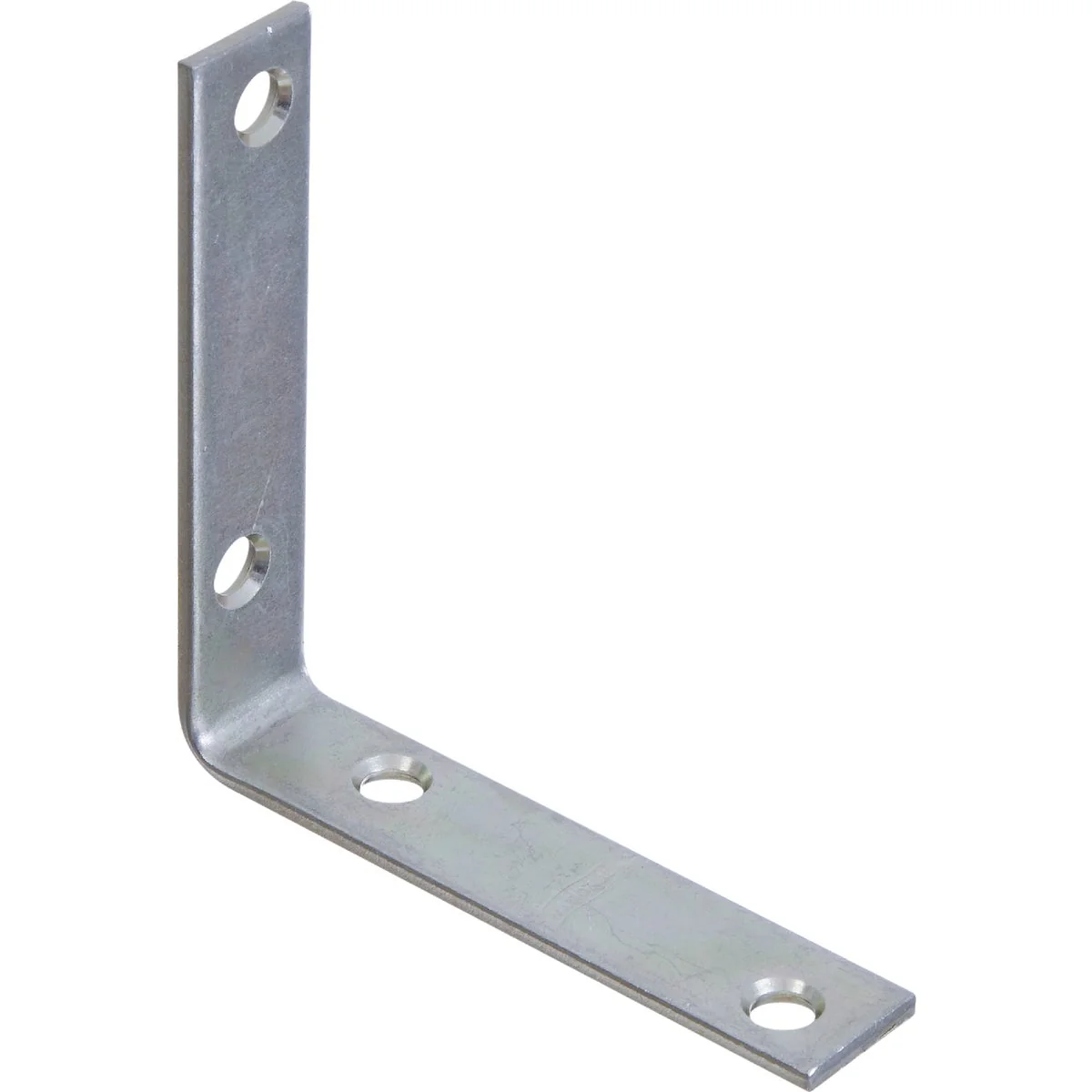 Proven National Catalog 115 3-1 2 In. x 3 4 In. Zinc Corner Brace World-Class