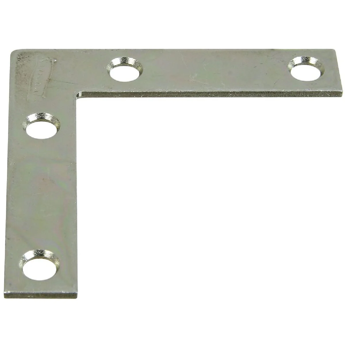 Premium Material National Catalog 117 2-1 2 In. x 1 2 In. Zinc Flat Corner Iron Versatile