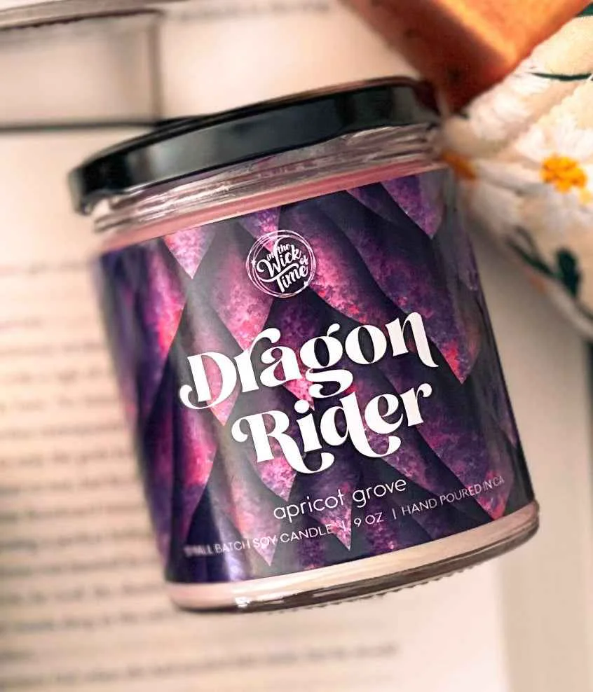 Selected Dragon Rider Candle 9 oz Authentic