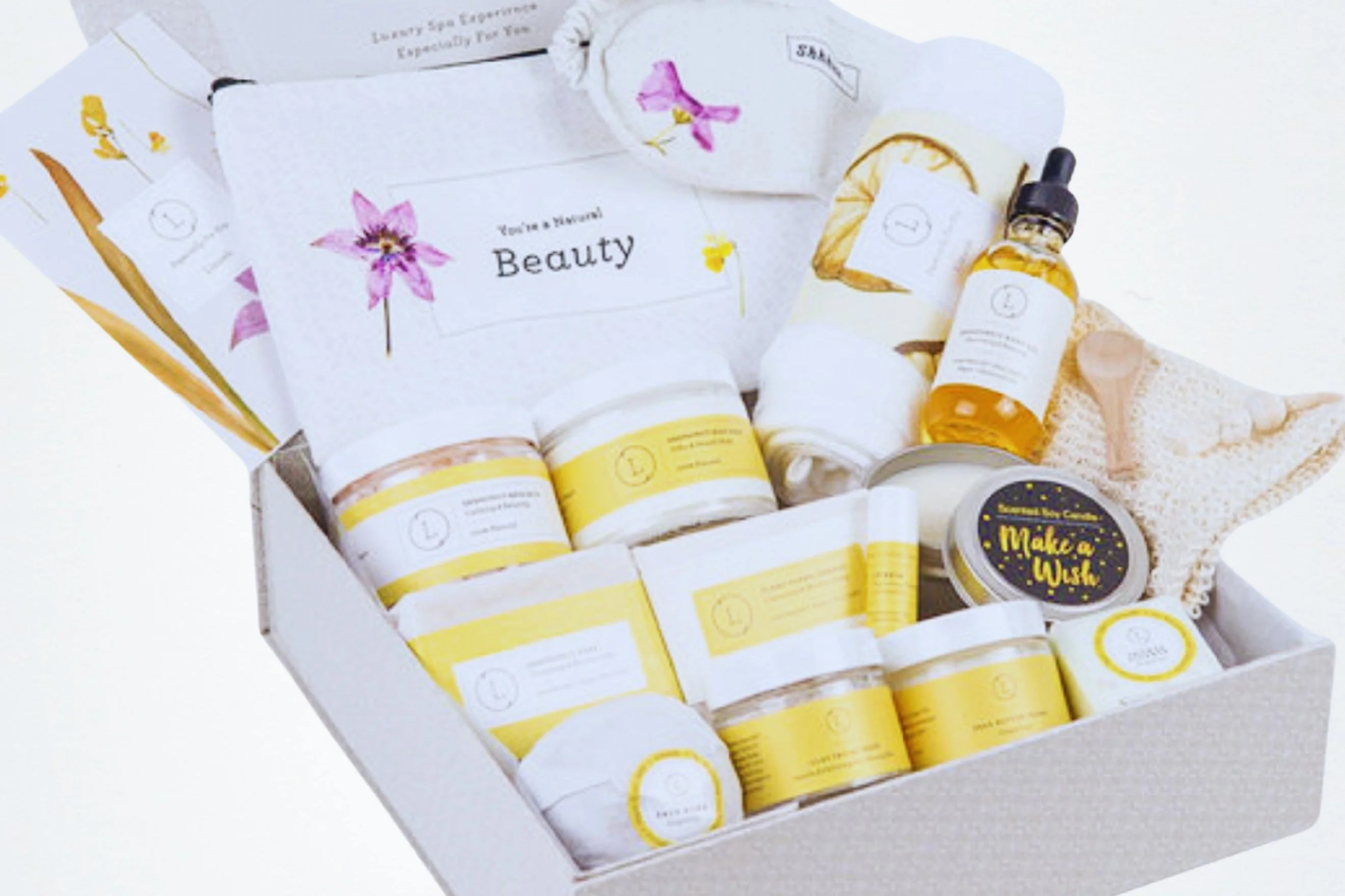 Refined Cheer Up Citrus Sunshine Gift Basket – Natural Get Well Spa Gift Detailed