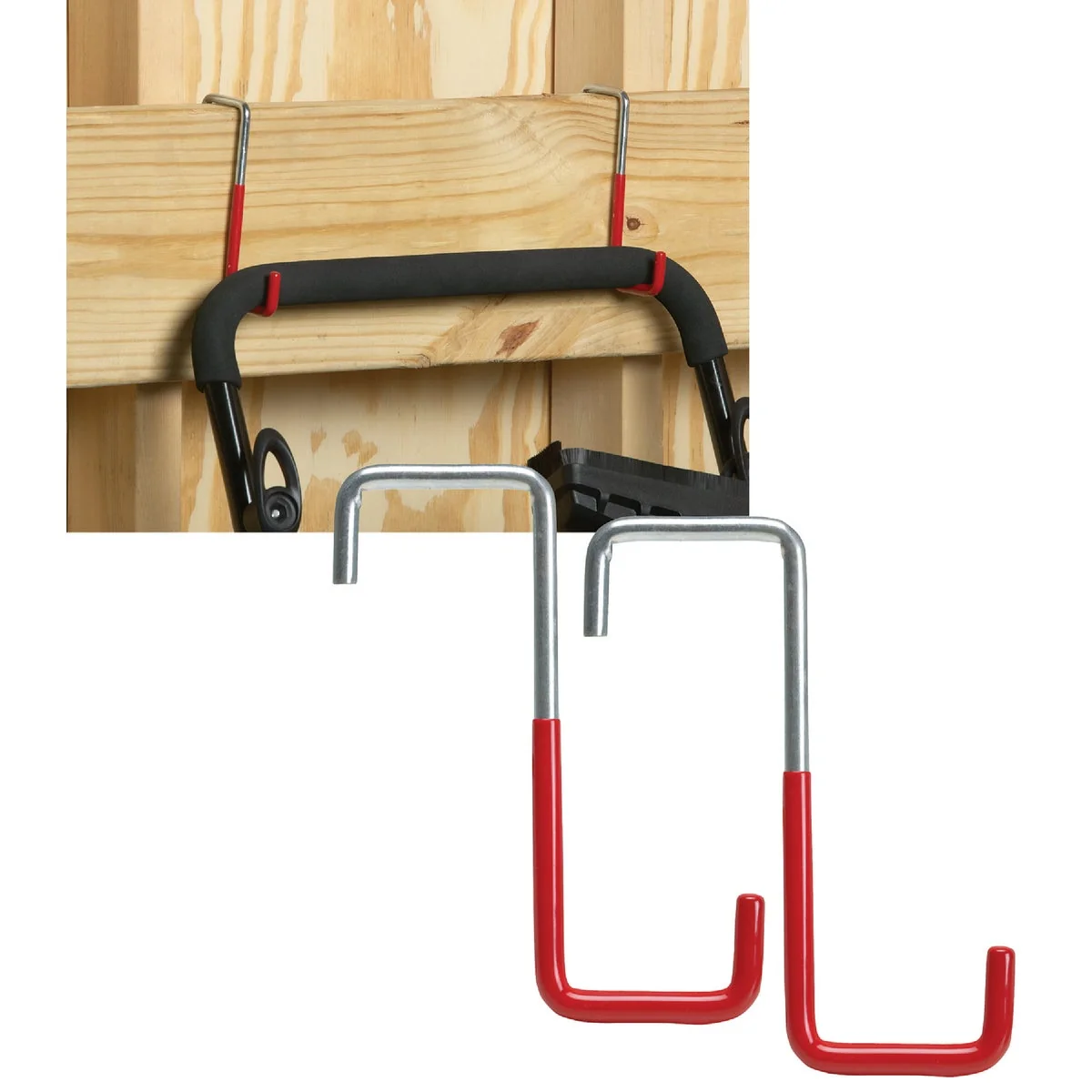 Quality Vinyl Coated Rafter Storage Hook 2-Pack Authentic