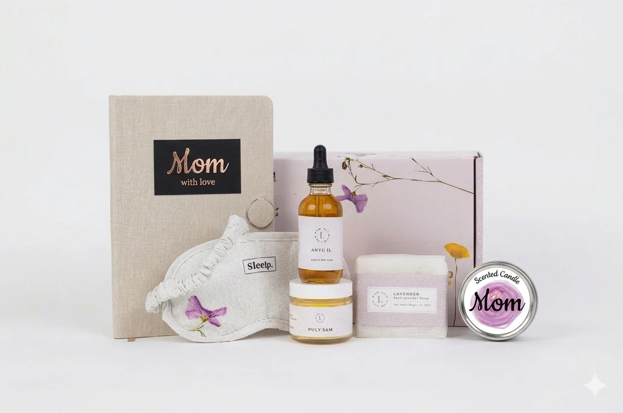 Exceptional Pampering Mother s Day Gift Box – Natural Spa Self-Care Set Soft