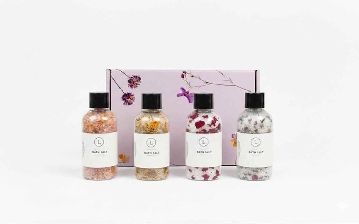 Next-Generation Natural Bath Salts Discovery Set – 4 Botanical Bottles High-Performance