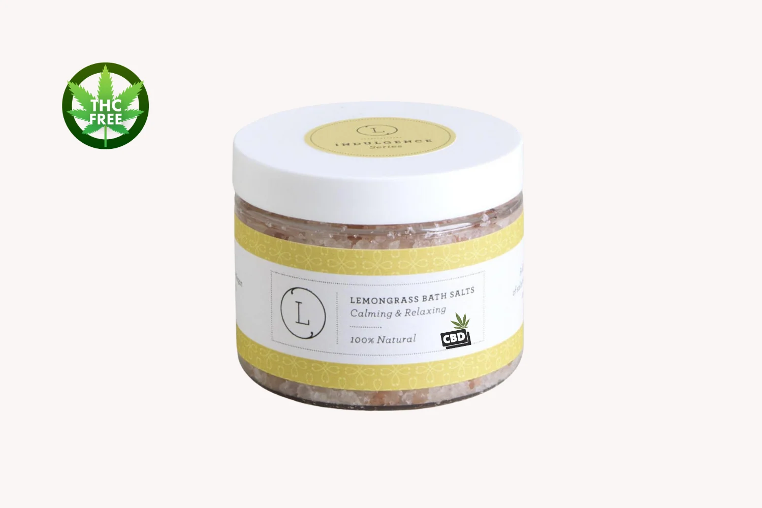 Artisan CBD Grapefruit Bath Salts – Epsom Dead Sea Himalayan Soak Fine