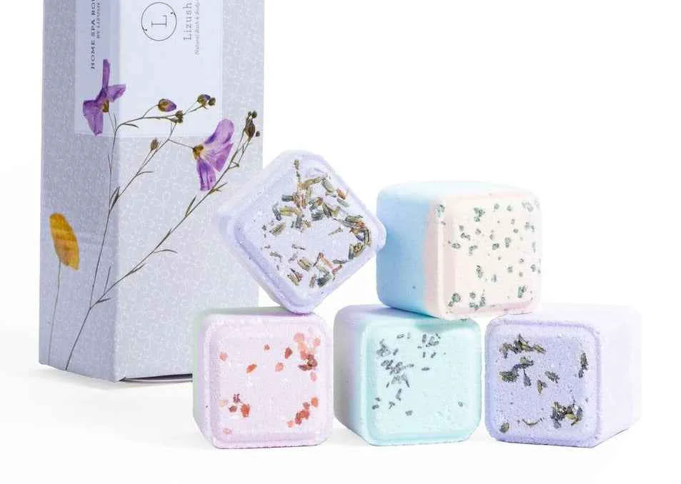 Soft Mixed Scent Shower Steamers Gift Set – 5 Natural Fizzies Optimized