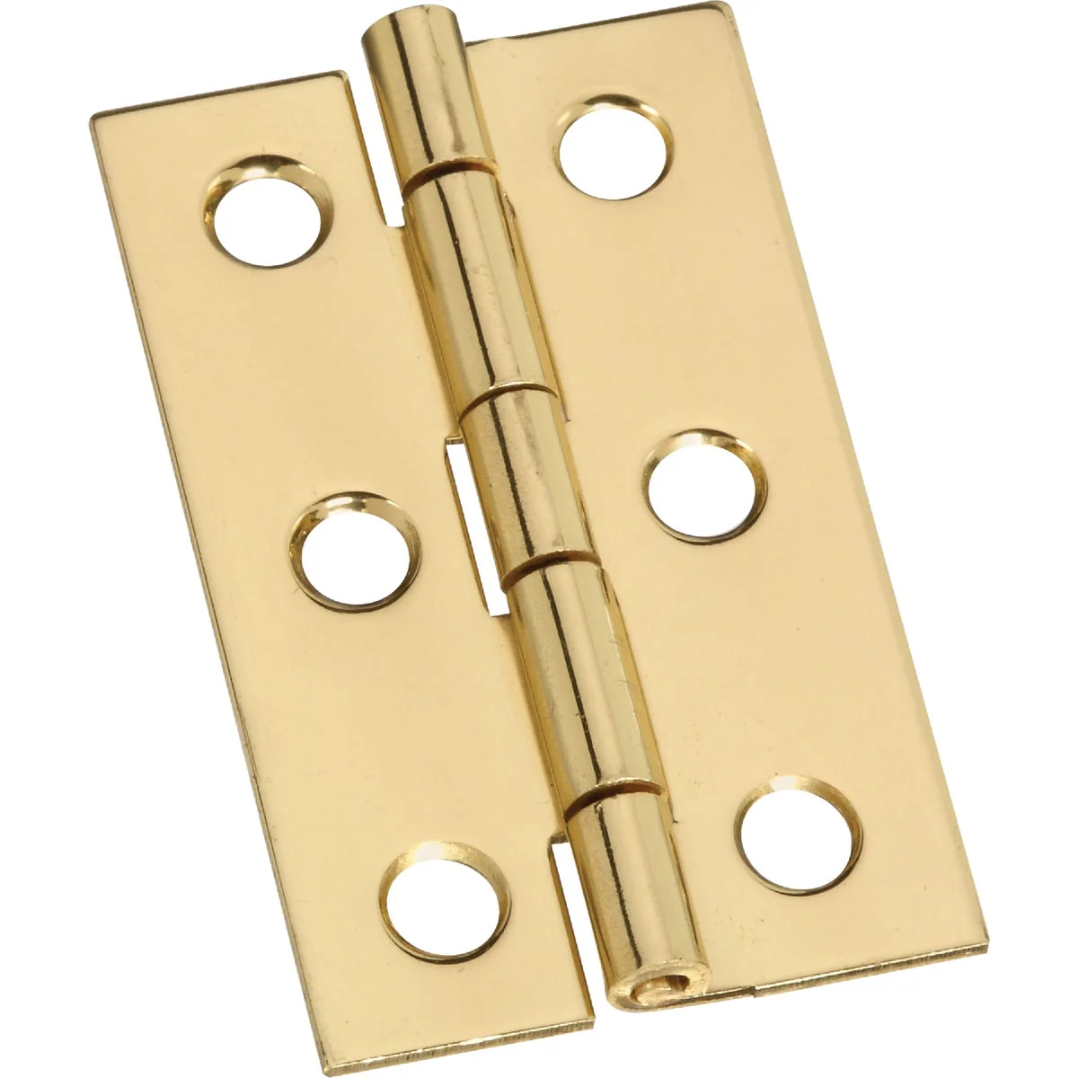 Natural National 1-3 16 In. x 2 In. Brass Surface Mount Medium Decorative Hinge Casual