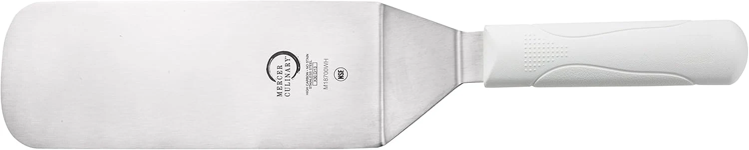 Optimized Mercer Culinary Millennia Turner Handle 8 Inch x 3 Inch Blade White Handle Original
