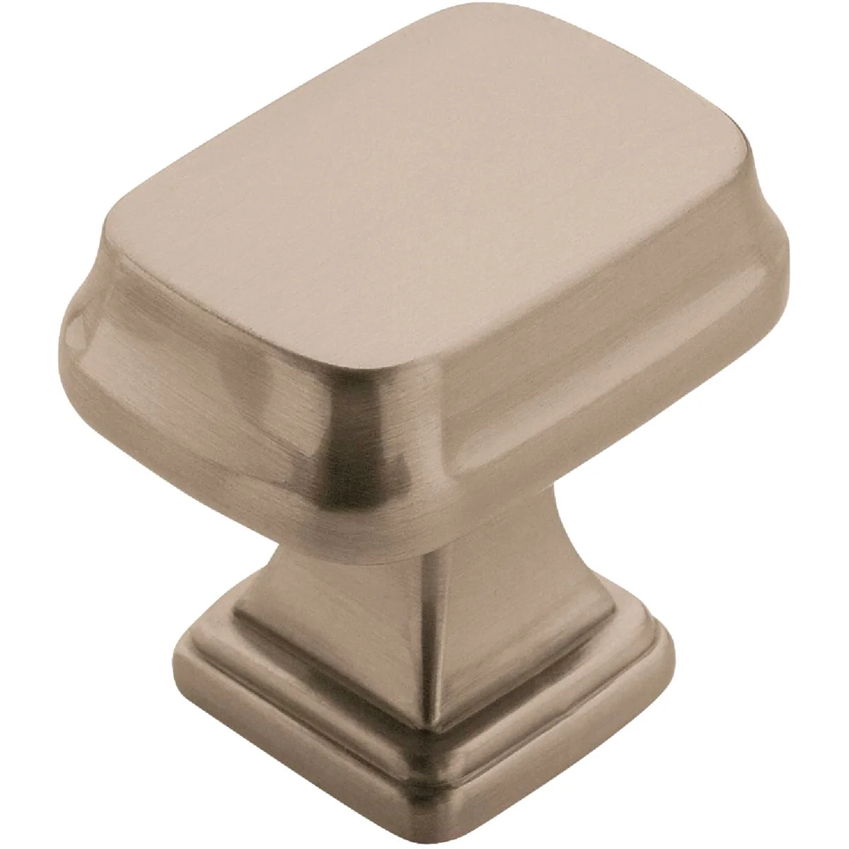 Stylish Amerock Revitalize 1-1 4 In. Satin Nickel Cabinet Knob Casual