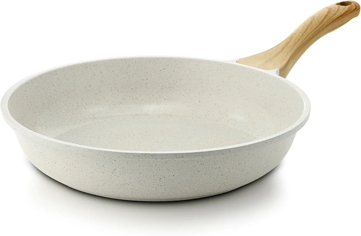 Traditional Sensarte Nonstick Ceramic Frying Pan Skillet 11 Inch Omelet Pan Healthy Non Toxic Induction Compatible Egg Pan with Heat Resistant Handle Reusable