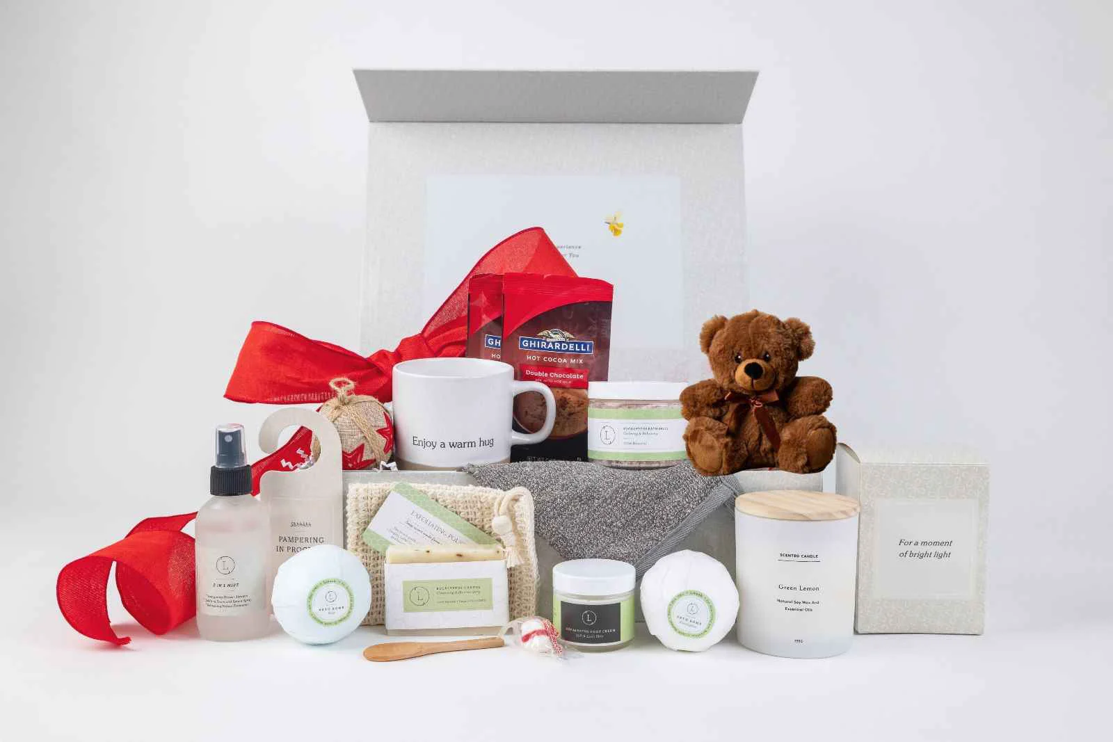 Expertly Made Sending Mom a Big Hug – Luxury Natural Spa Gift Box Excellent