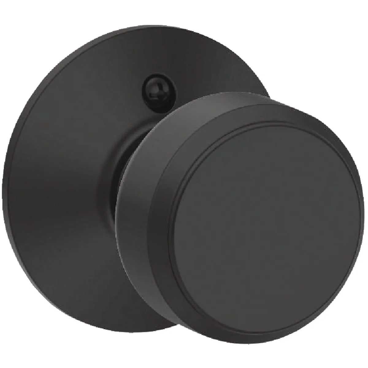 Healthy Schlage Bowery Knob Matte Black Non-Turning Lock Durable
