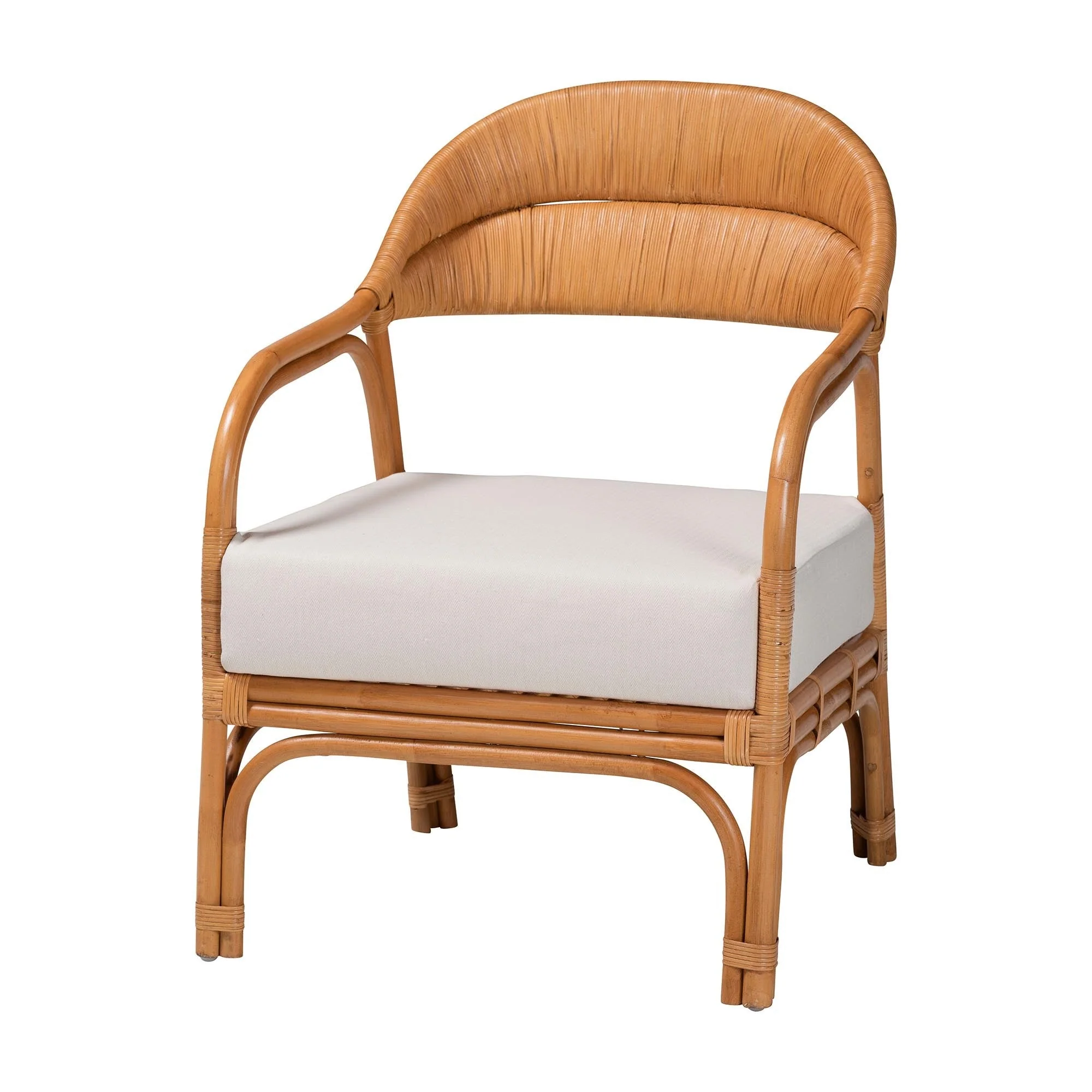 Verified Honey Rattan Accent Chair Exceptional
