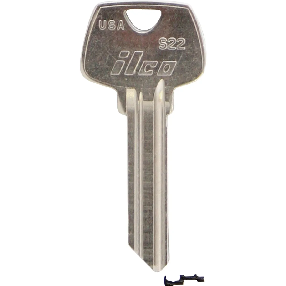 Dependable ILCO Sargent Nickel Plated House Key S22 10-Pack Breathable