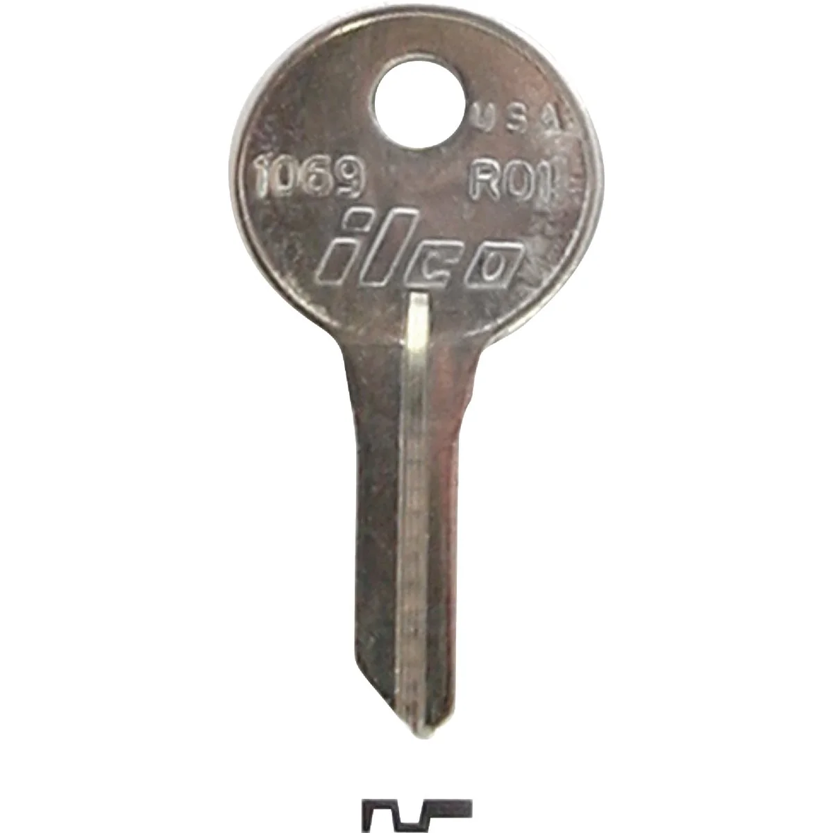 Contemporary ILCO Russwin Nickel Plated File Cabinet Key RO1 10-Pack Efficient