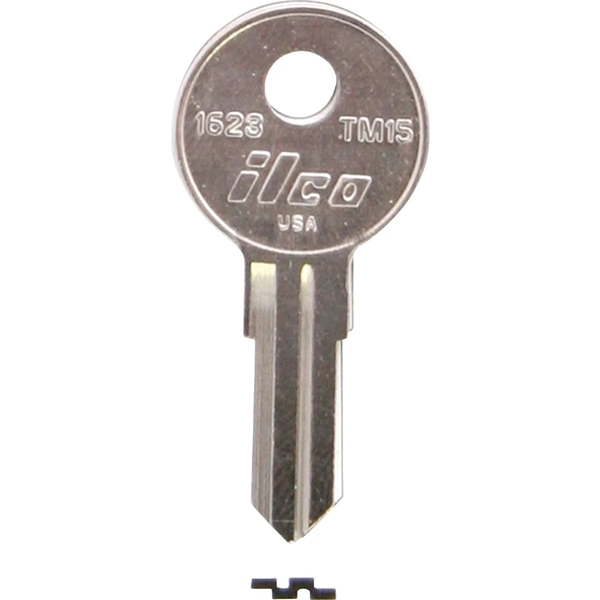 Refined ILCO Trimark Nickel Plated Toolbox Key TM15 10-Pack Innovative