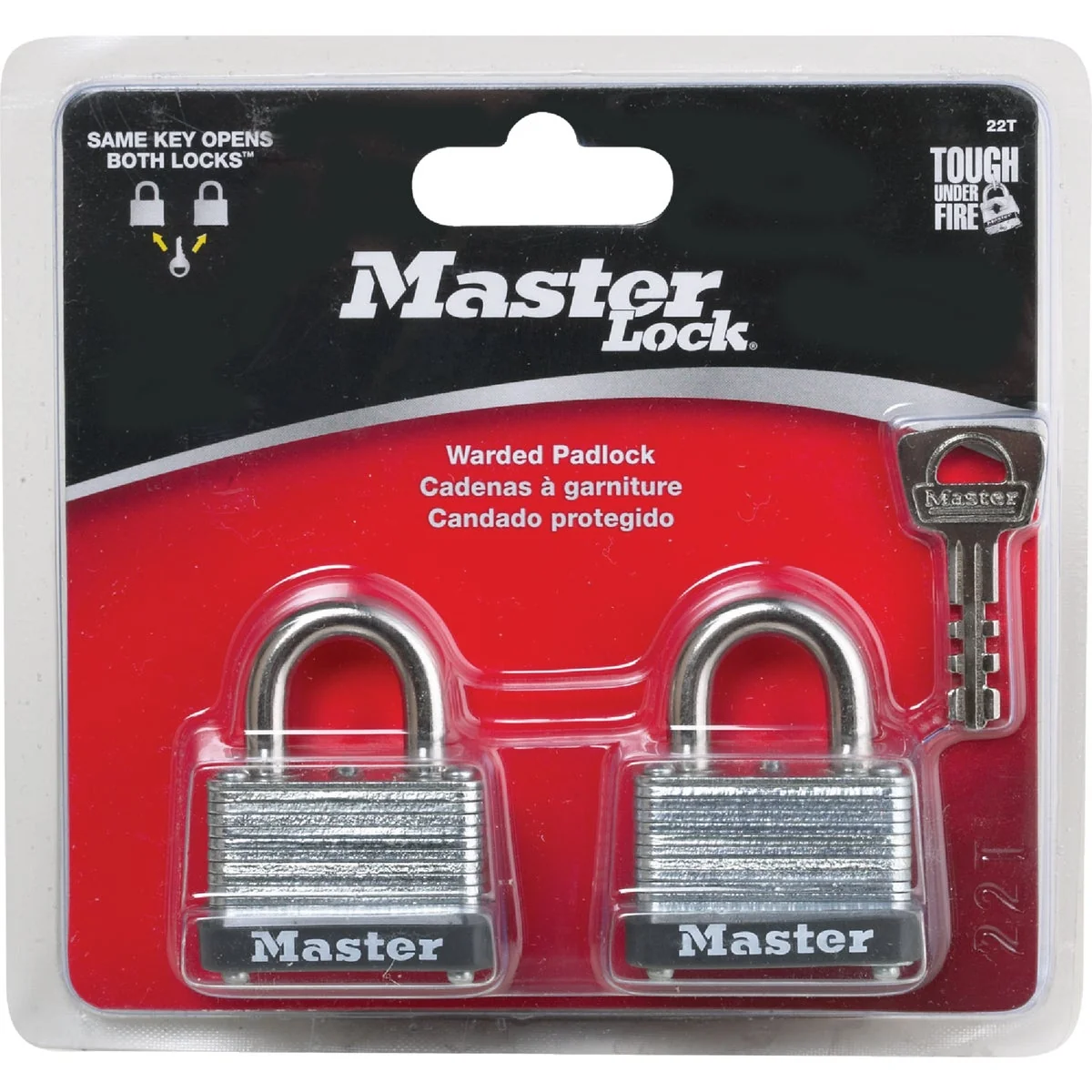 First-Class Master Lock 1-1 2 In. W. Warded Keyed Alike Padlock 2-Pack Next-Generation