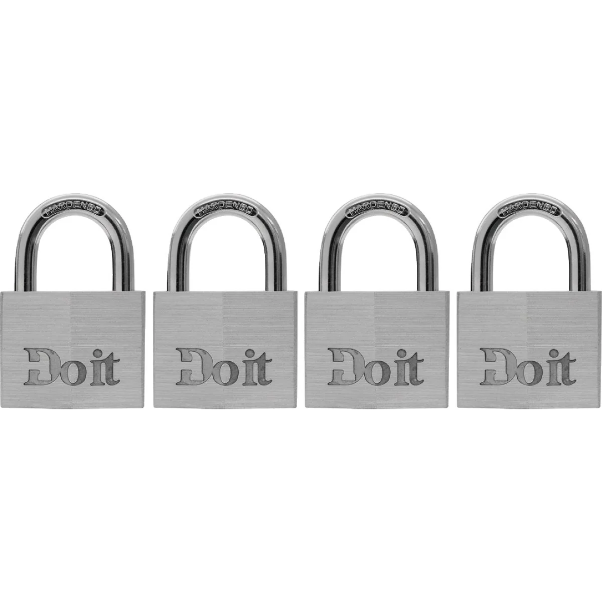 Original Do it 1-1 2 In. Aluminum Keyed Padlock 4-Pack Fashionable