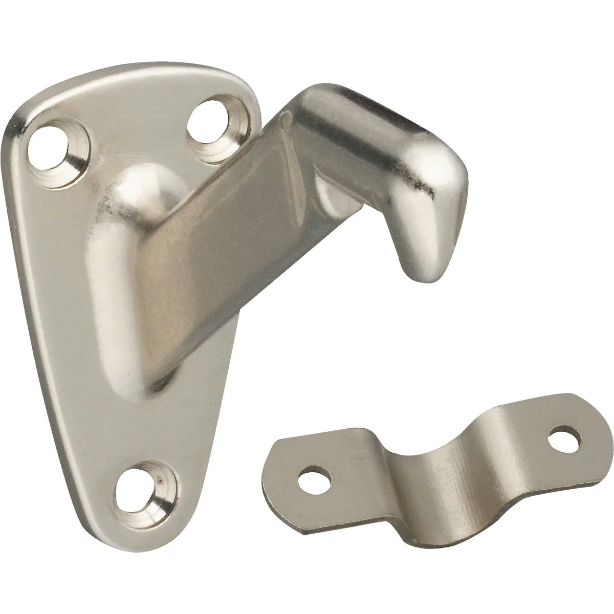Pure National Gallery Series Satin Nickel Handrail Bracket Verified