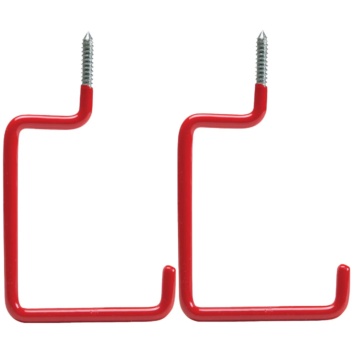 High-End Screw-In Vinyl-Coated Utility Hook 2-Pack Elegant
