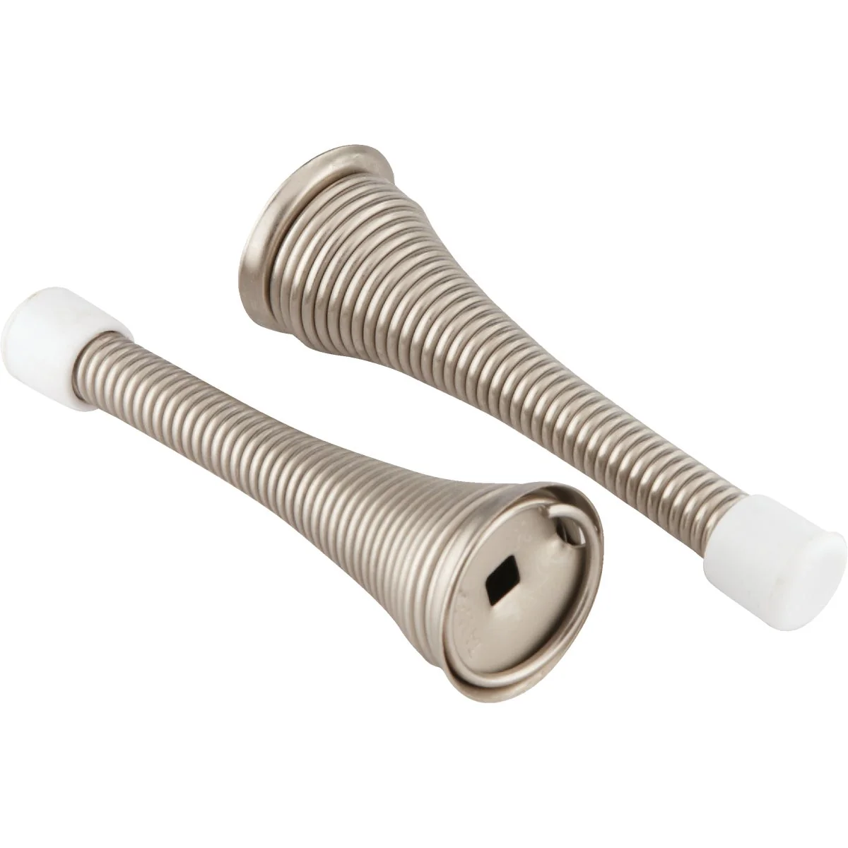 Fashionable National Gallery Series Satin Nickel Spring Door Stop Comfortable