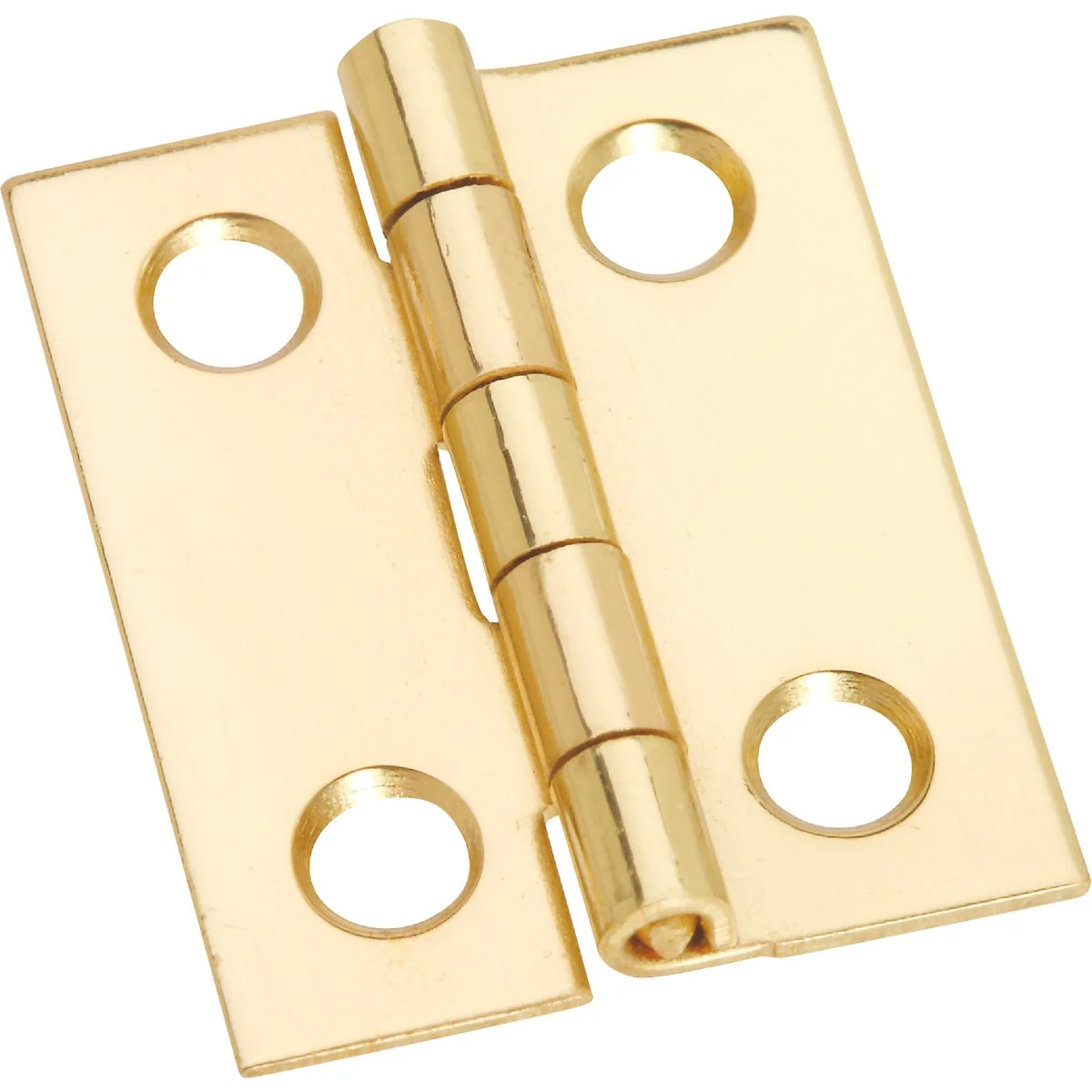 Dependable National 1 In. x 13 16 In. Medium Clear Coat Decorative Hinge Long-Lasting