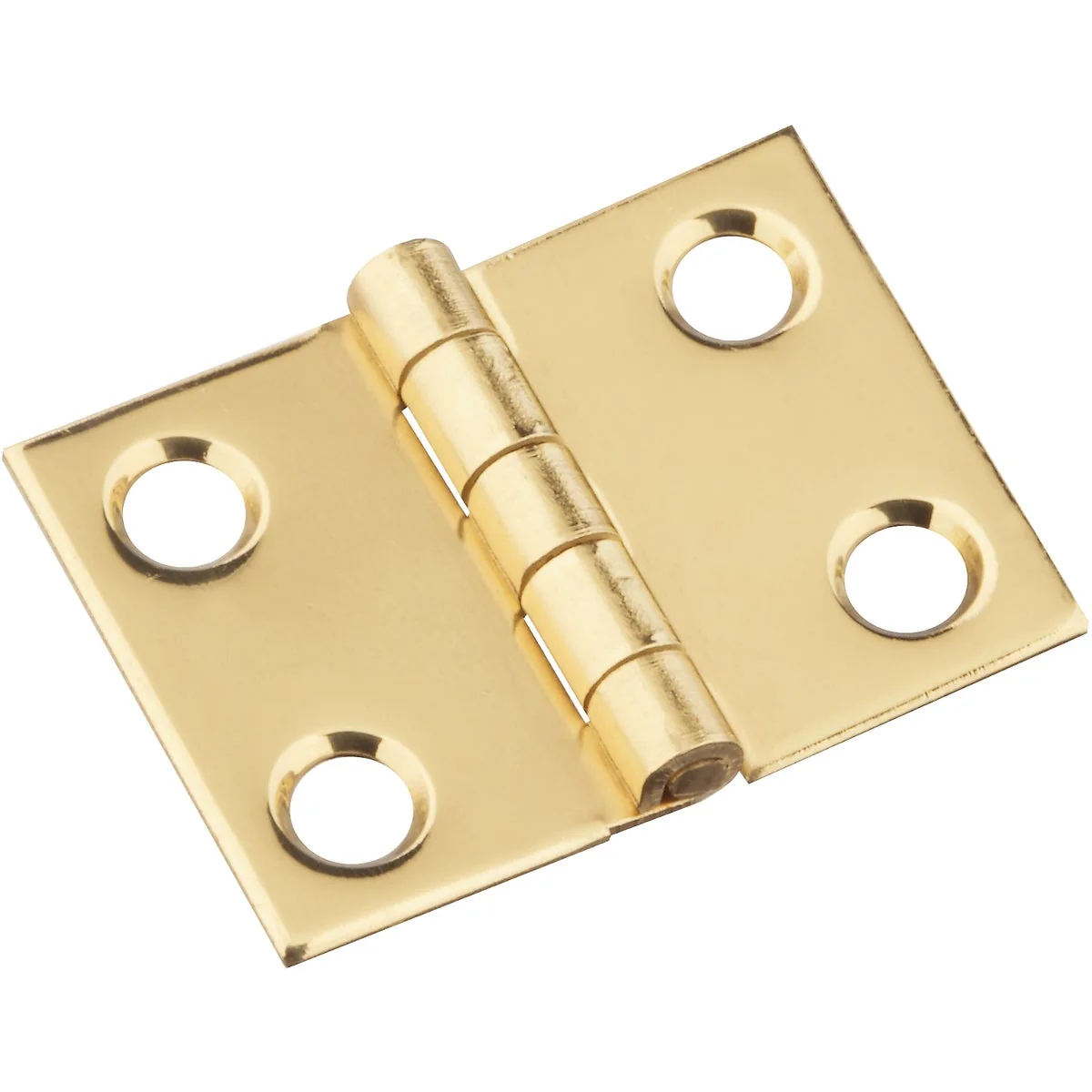 Prestigious National 3 4 In. x 1 In. Brass Medium Decorative Hinge 2-Pack Professional