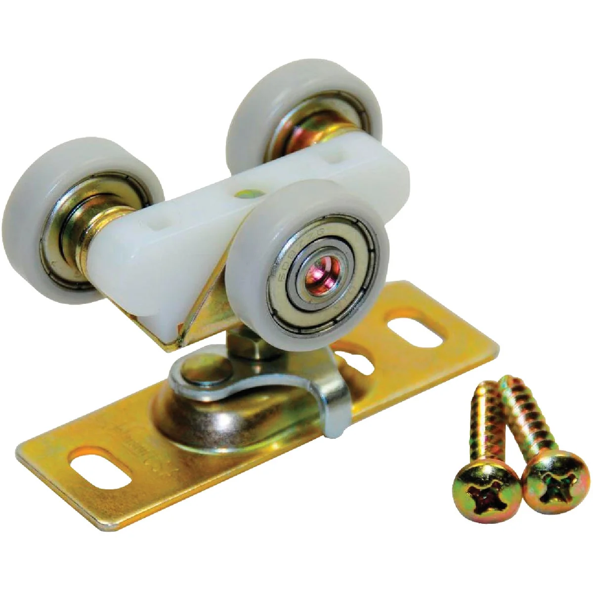 Elite Johnson Hardware 1 In. 3-Wheel Ball Bearing Door Hanger Professional