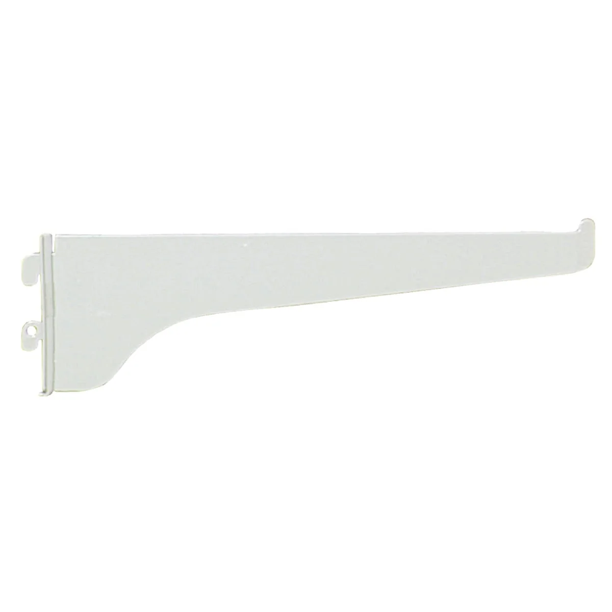 Enhanced Knape Vogt 180 Series 8 In. White Steel Regular-Duty Single-Slot Shelf Bracket Official