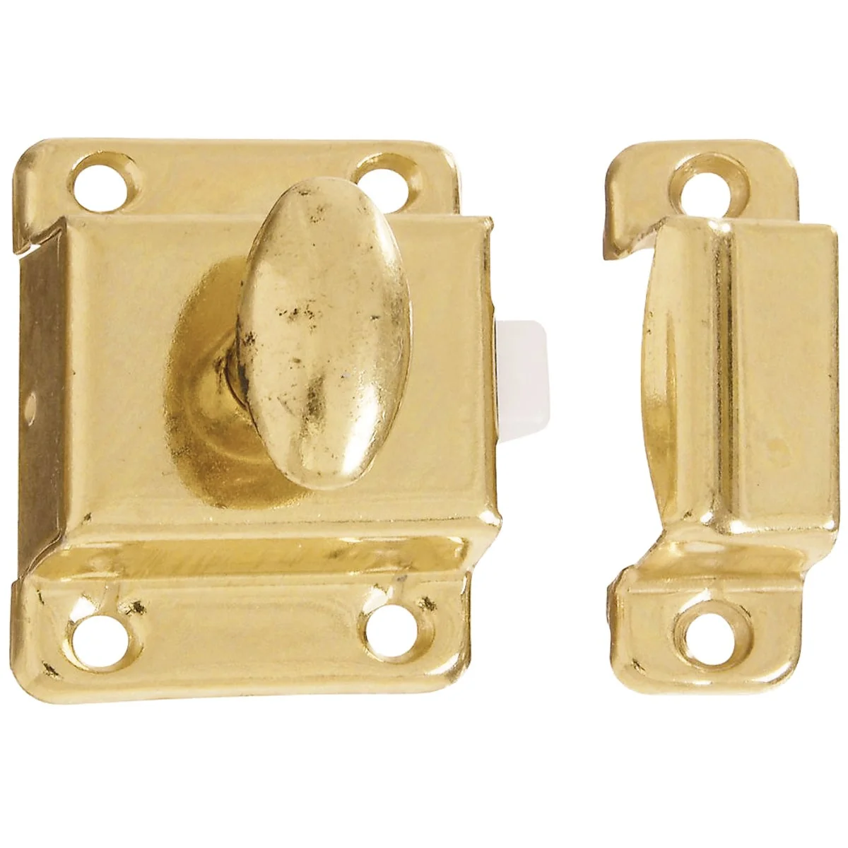 Easy-to-Use National Satin Brass Cupboard Turn Authentic