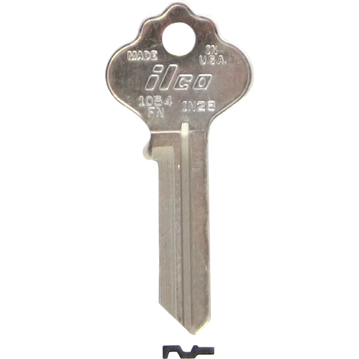 Minimalist ILCO Nickel Plated File Cabinet Key IN28 10-Pack Versatile