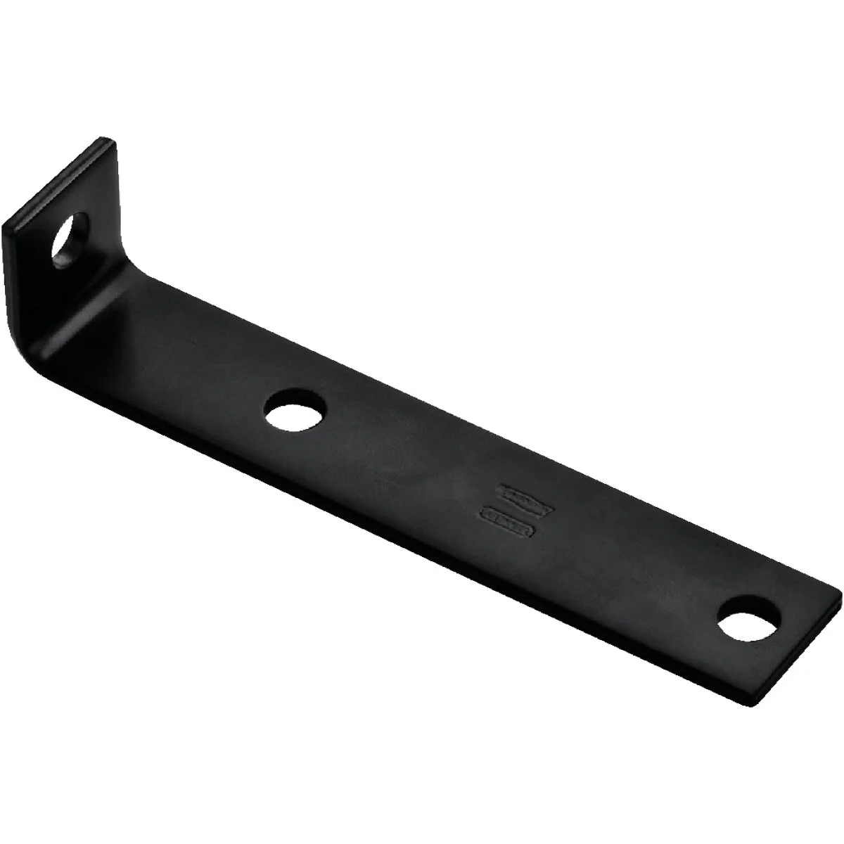Optimized National 7.5 In. x 1.5 In. x 3 16 In. Black Heavy Duty Offset Leg Corner Brace Sophisticated