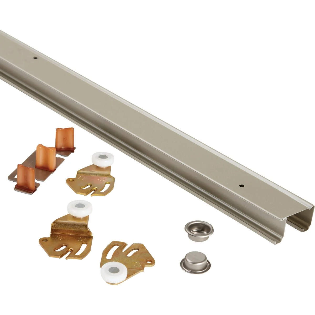 Easy-to-Use Johnson 48 In. Steel Bypass Door Hardware Set Verified