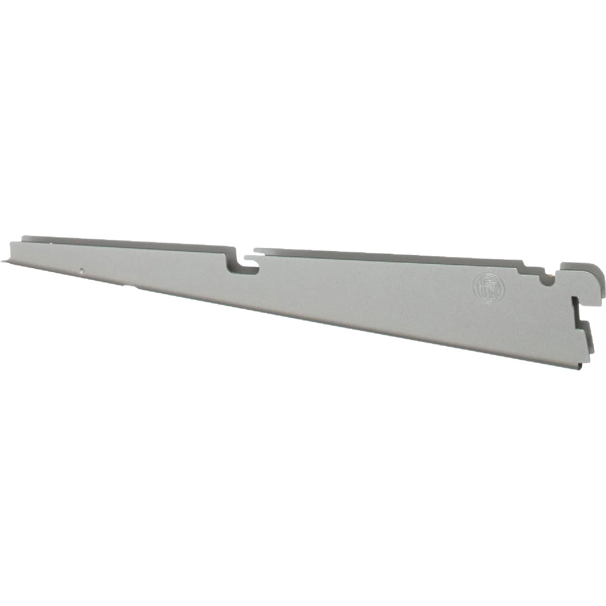 Original Design domRail 12 In. Nickel Twin Shelf Bracket Modern
