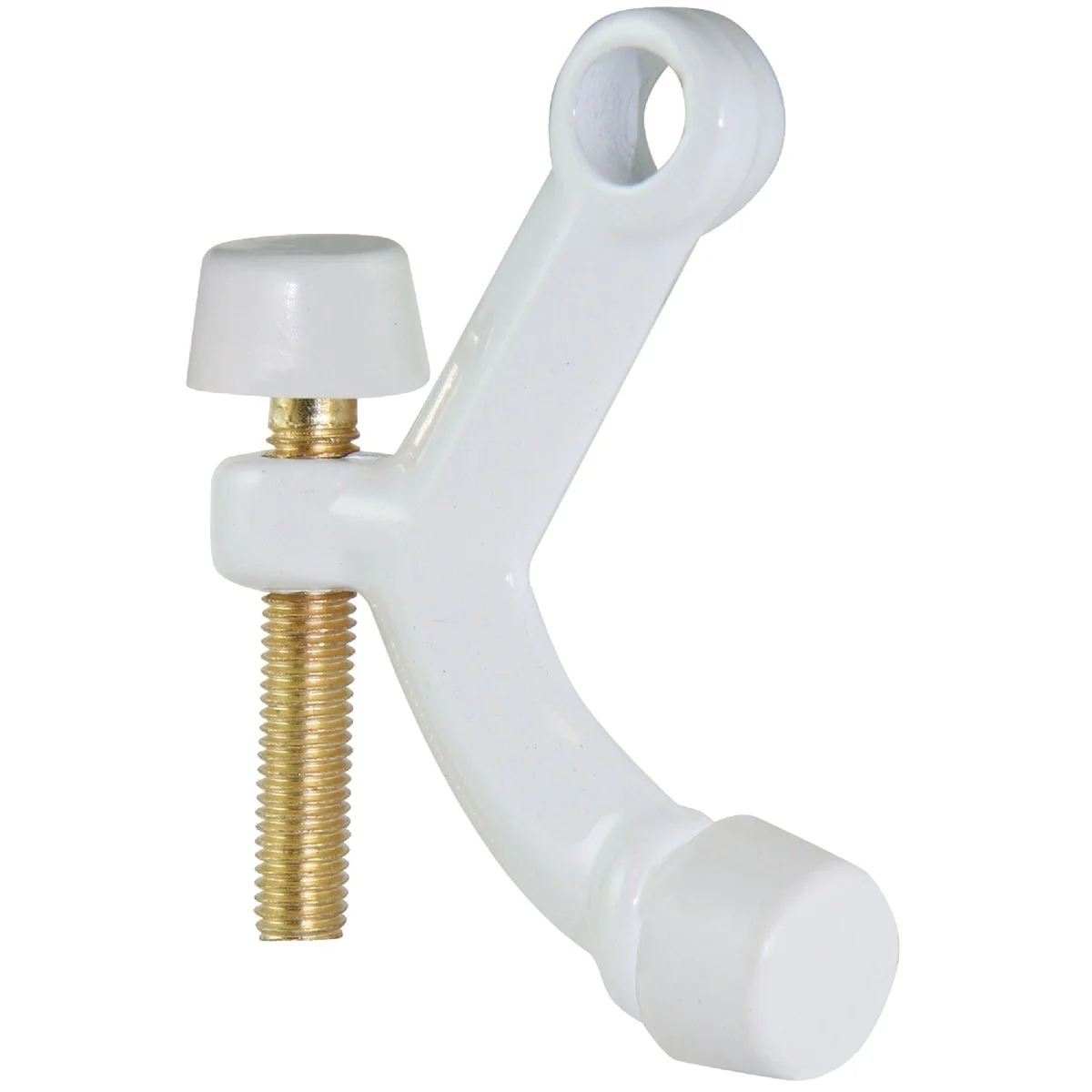 Durable Ultra Hardware 3 In. White Hinge Pin Door Stop Premium Material
