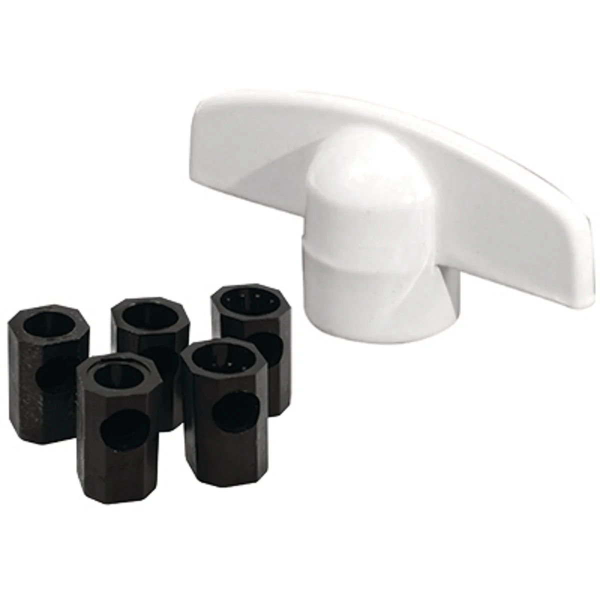 Sustainable Prime-Line White Universal Casement Window T-Crank Opener 2 Count Powerful