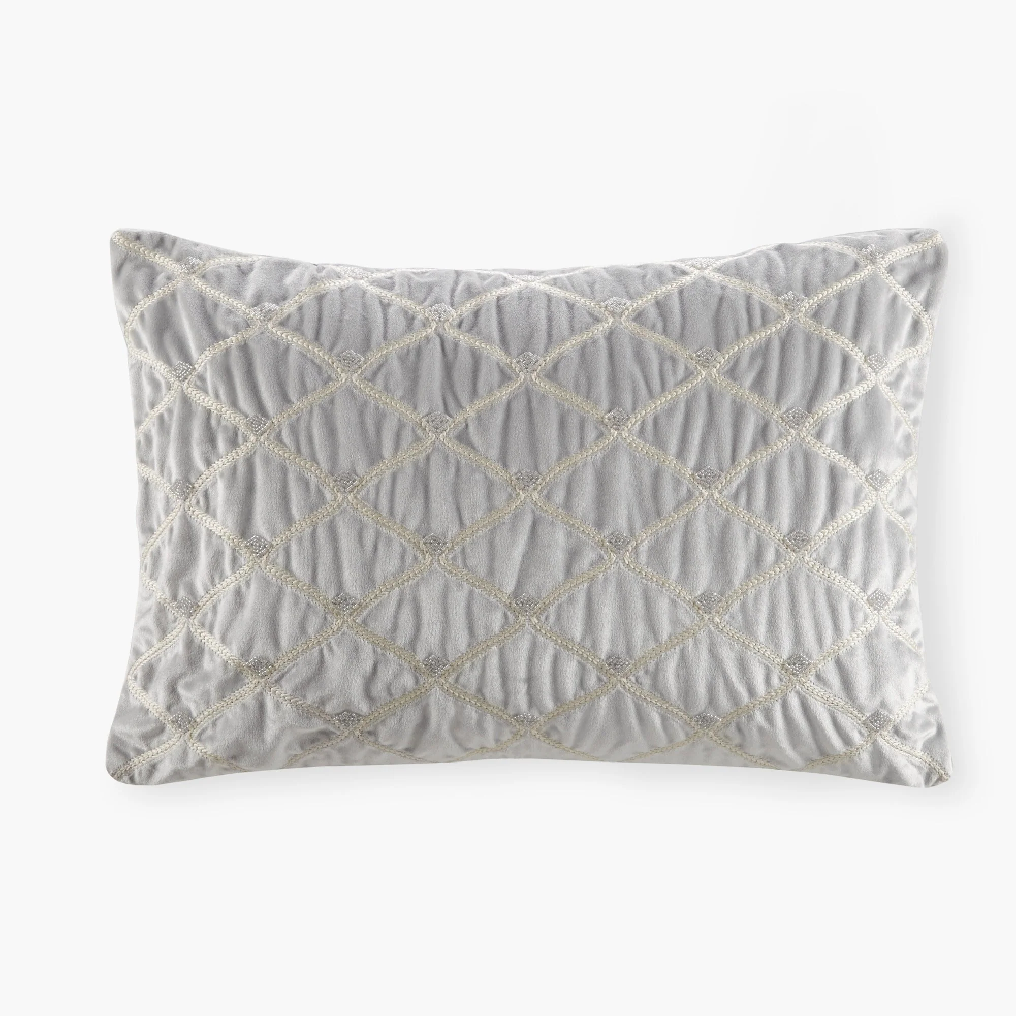 Versatile Oblong Decor Pillow Silver 22x15' Elite