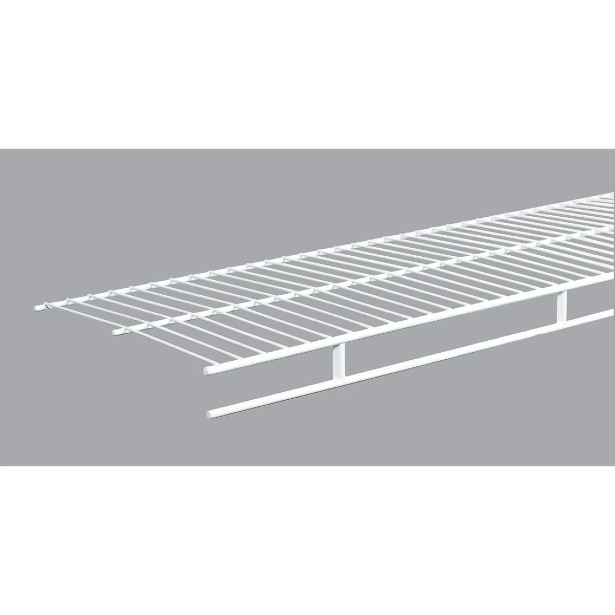 Casual ClosetMaid 6 Ft. W. x 12 In. D. Ventilated Wire Shelf Rod White Expertly Made