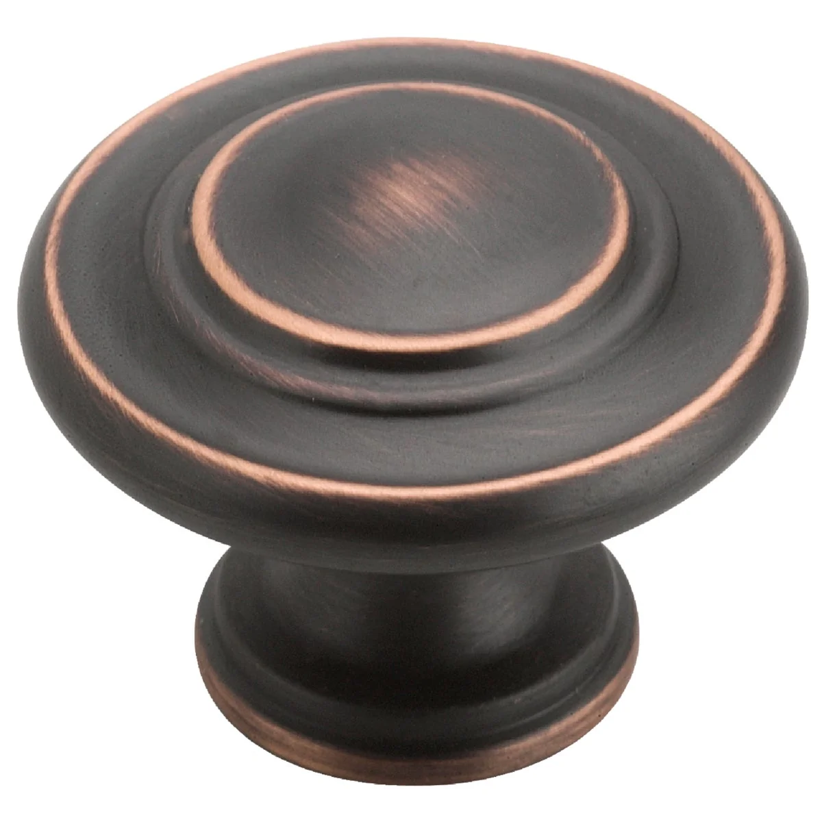 Exceptional Amerock Inspirations Oil Rubbed Bronze 1-3 8 In. Cabinet Knob Trusted