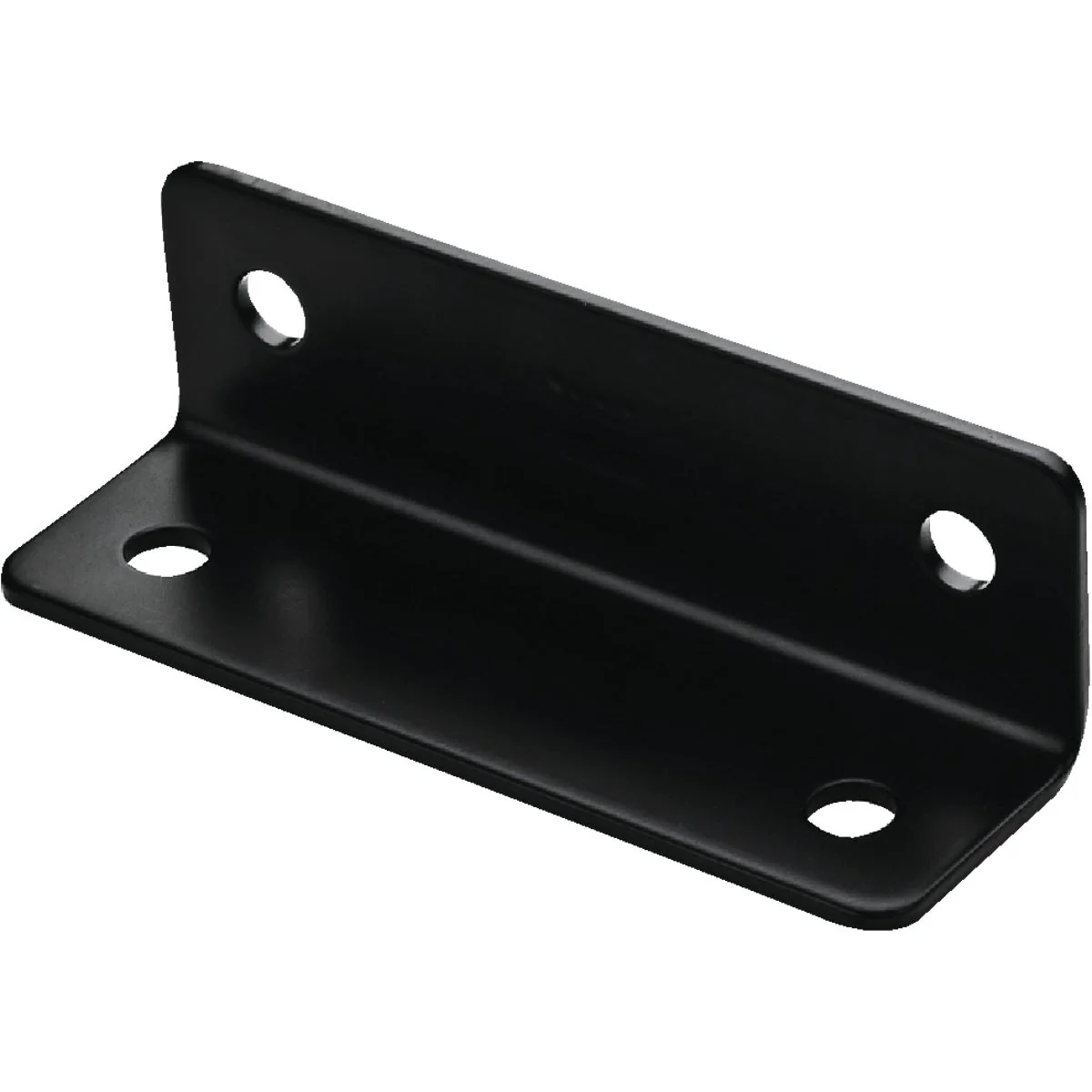 Fine Crafted National Catalog 1212BC 1.6 In. x 5 In. Black Heavy Duty Wide Corner Brace Official